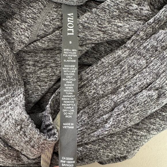 Vuori Performance Jogger Women Small Heather Gray Drawstring Waist Athleisure - Picture 5 of 6